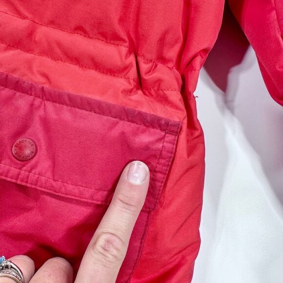 Black Yak red down puffer arctic snow coat with fur lined hood 145cm 10 - Picture 5 of 8